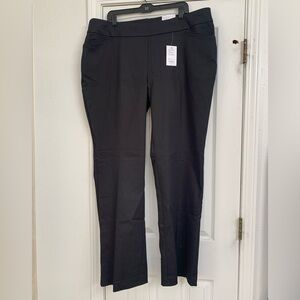 Croft & Barrow Black Straight Leg Pants